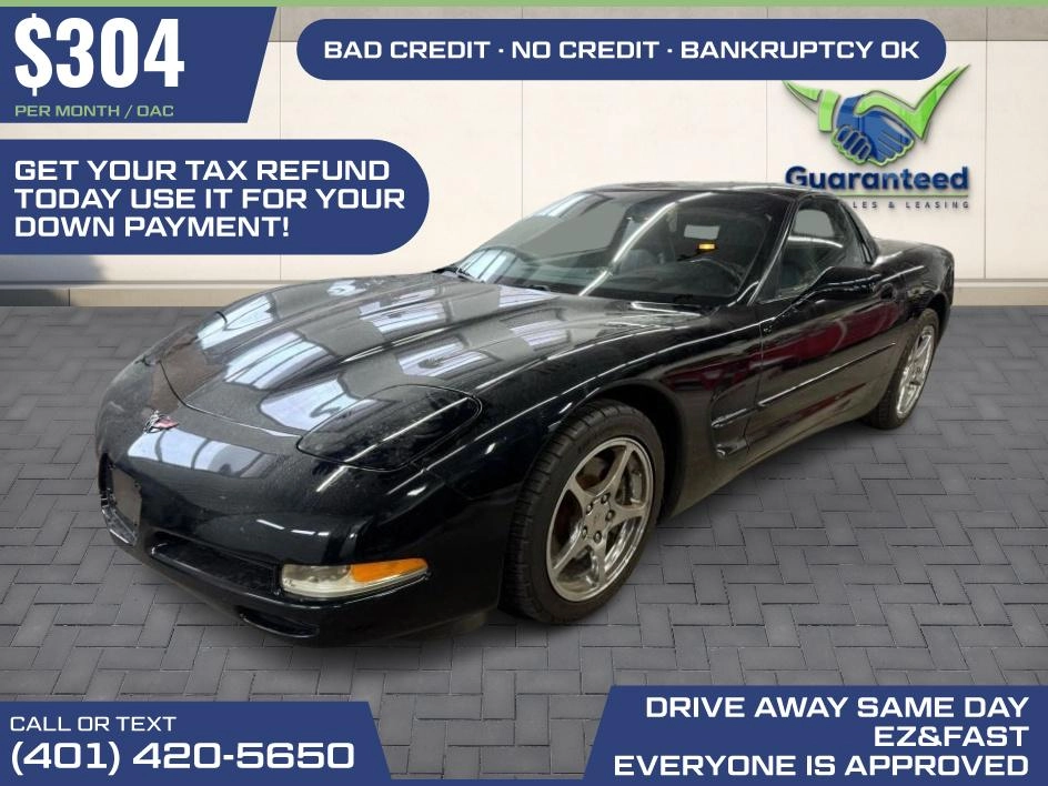 Black 2000 Chevrolet Corvette Coupe RWD Coupe Rear-Wheel Drive Manual