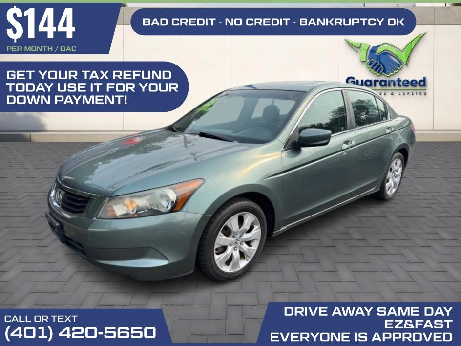 2008 Honda Accord EX-L Verde Sedán Tracción delantera 5 velocidades Automática marcha alta