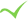 small checkmark